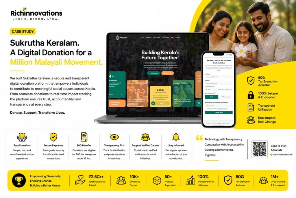 Sukrutha Keralam A Digital Donation for a Million-Malayali Movement Richinnovations case study